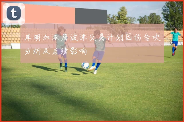 库明加浓眉波津交易计划因伤告吹分析及后续影响