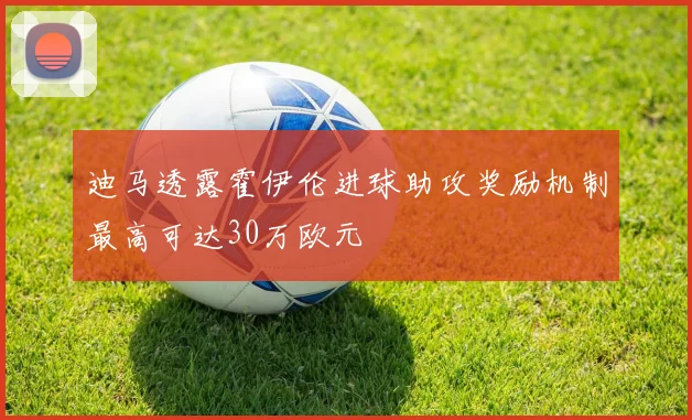 迪马透露霍伊伦进球助攻奖励机制最高可达30万欧元